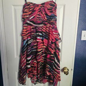 Xoxo strapless cocktail dress